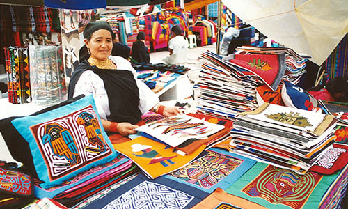 Otavalo market tour Ecuador 