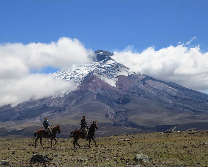 Horseback riding tour Andes Ecuador