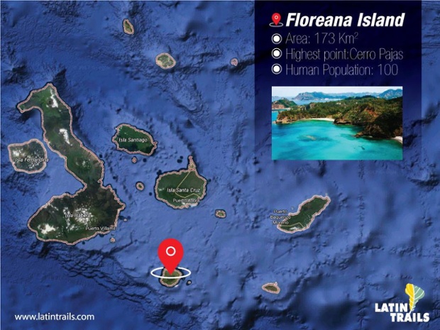 Isla Floreana | Mapa