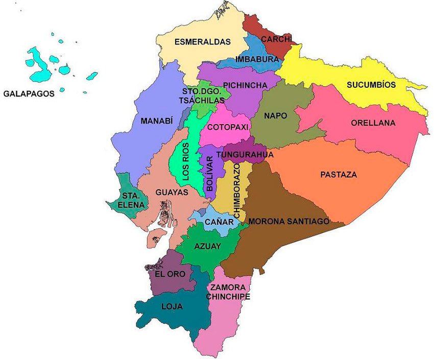 Ecuador Map