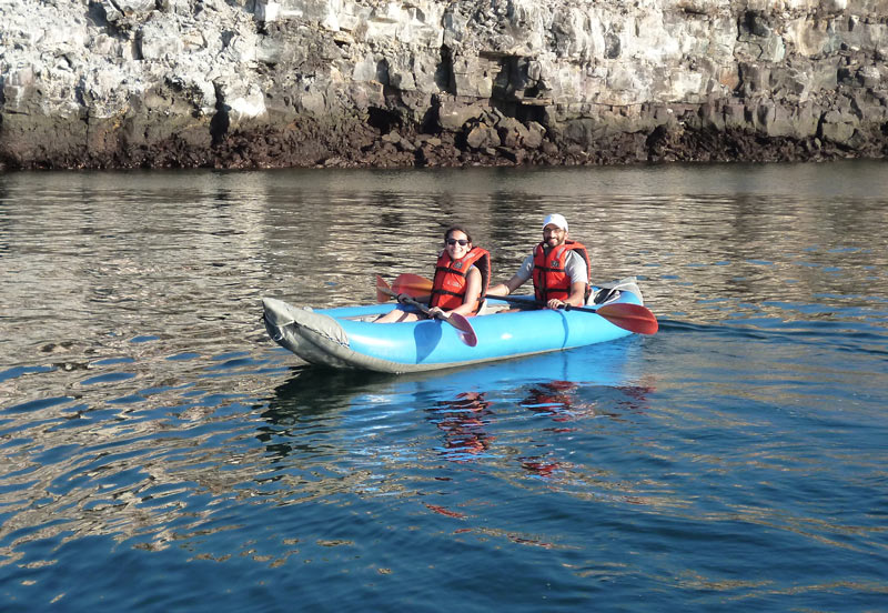 Kayaking Galapagos