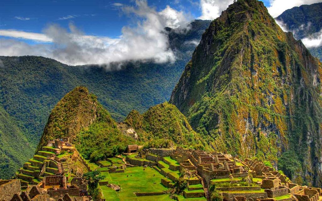 Machu Picchu ruins in Peru